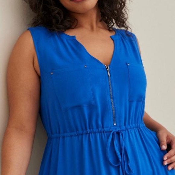 TORRID Mini Textured Rayon Shirt Dress - Picture 4 of 6